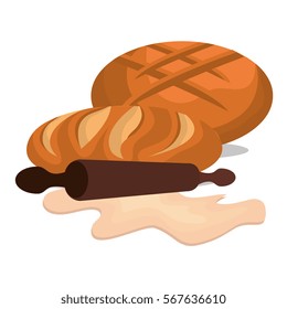 delicious bakery products icon