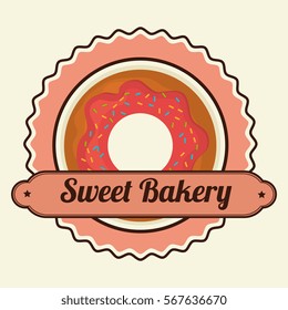 delicious bakery products icon