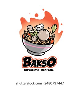 delicious bakso from indonesian food
