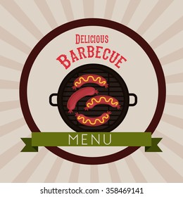 delicious barbecue design 