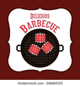 delicious barbecue design 