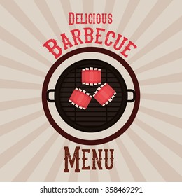 delicious barbecue design 