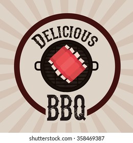 delicious barbecue design 