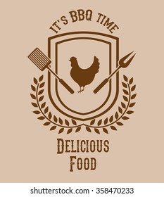 delicious barbecue design 