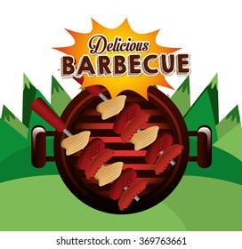 delicious barbecue design 