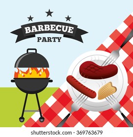 delicious barbecue design 