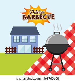 delicious barbecue design 