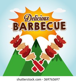 delicious barbecue design 