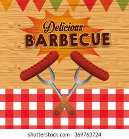 delicious barbecue design 