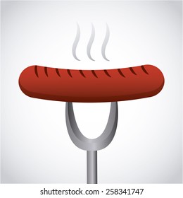 delicious barbecue design, vector illustration eps10 graphic 