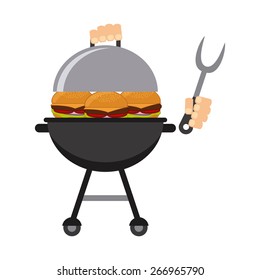 delicious barbecue design, vector illustration eps10 graphic 
