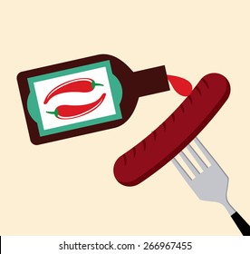 delicious barbecue design, vector illustration eps10 graphic 