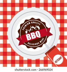 delicious barbecue design, vector illustration eps10 graphic 