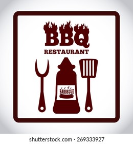 delicious barbecue design, vector illustration eps10 graphic 