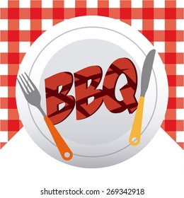 delicious barbecue design, vector illustration eps10 graphic 