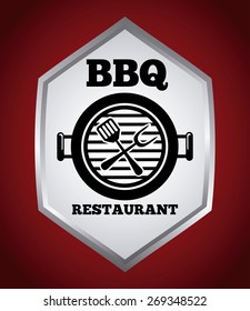 delicious barbecue design, vector illustration eps10 graphic 