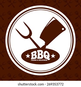 delicious barbecue design, vector illustration eps10 graphic 