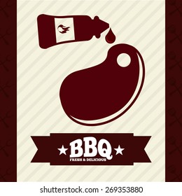 delicious barbecue design, vector illustration eps10 graphic 