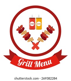 delicious barbecue design, vector illustration eps10 graphic 