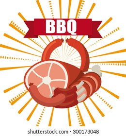 delicious barbecue design, vector illustration eps10 graphic 