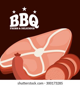 delicious barbecue design, vector illustration eps10 graphic 