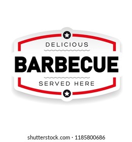 Delicious Barbecue vintage sign