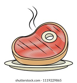 delicious beef steak cut
