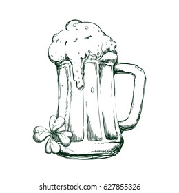 Delicious beer drawing
