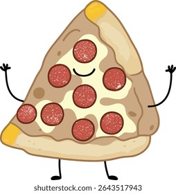 Delicious berry pie and strawberry cream cake, fresh and sweet, vector pizza, cartoon pizza