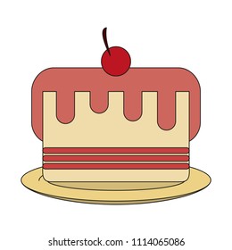 Delicious big cake