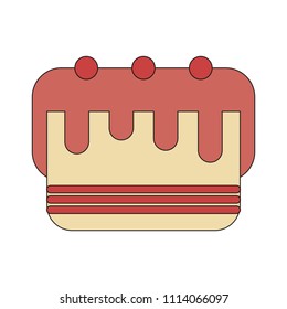 Delicious big cake