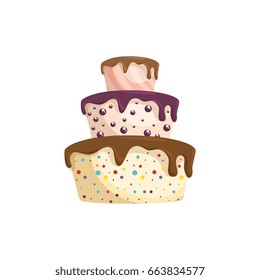 Delicious birthday cake
