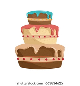 Delicious birthday cake