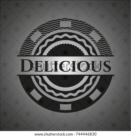Delicious black emblem. Vintage.