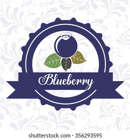 delicious blueberry design, vector illustration eps10 graphic 