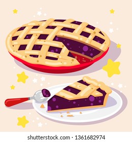 Delicious Blueberry Pie 