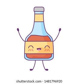 delicious bottle of honey kawaii style