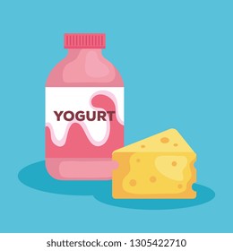 delicious bottle yogurt icon