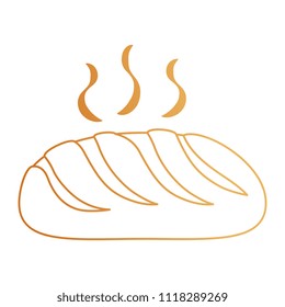 delicious bread bakery icon
