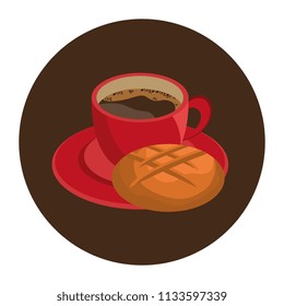 delicious bread and coffee label