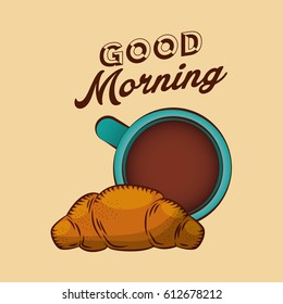 delicious bread good morning poster
