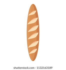 delicious bread isolated icon
