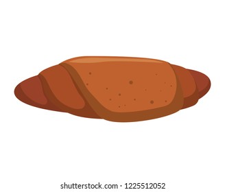 delicious bread isolated icon