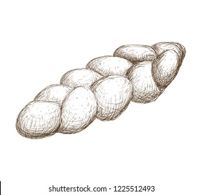 delicious bread isolated icon