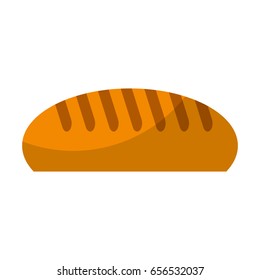 delicious bread isolated icon