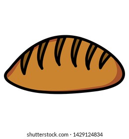 delicious bread pastry bakery icon