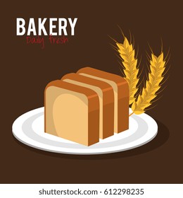 delicious bread product icon