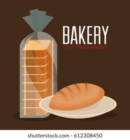 delicious bread product icon