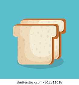 delicious bread product icon