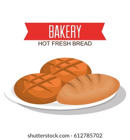 delicious bread product icon